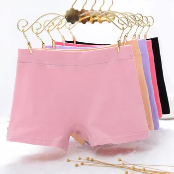 

Plus size Girls Boyshorts cotton Teens safety shorts female Underwear intimates Women safty Panties underpants ladies boxershort