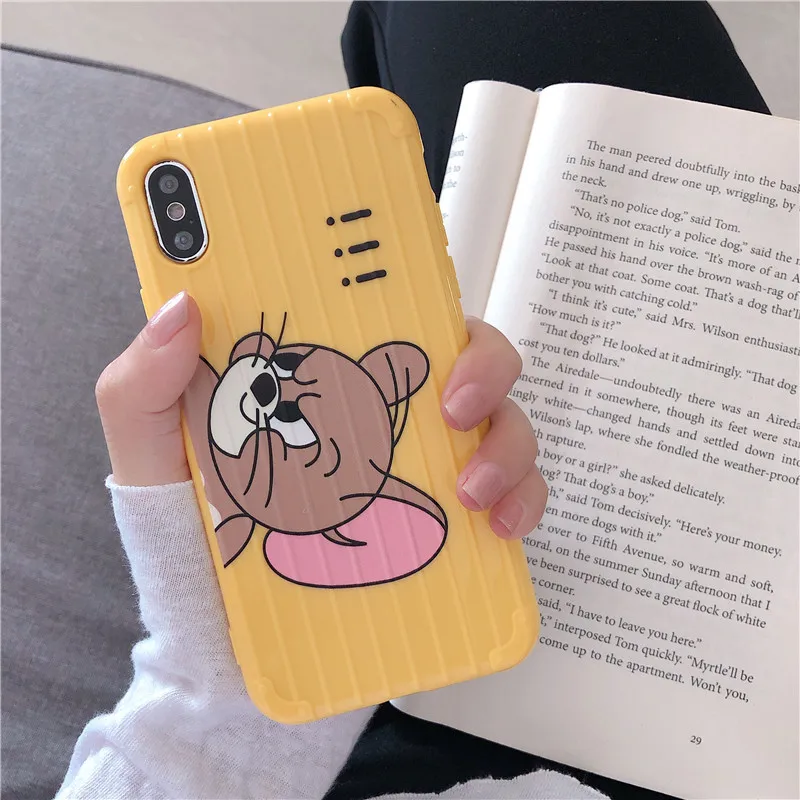 Чехол для багажа Honor 8X9 9X10 10i 20 Cute Tom Jerry силиконовый чехол из ТПУ для huawei P20 P30 mate 20 30 Pro Nova 3 3i 4 4E 5 5i Pro - Цвет: Jerry