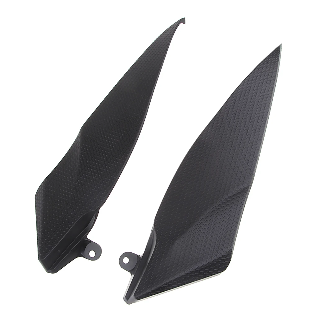 2 pieces Black Tank Side Cover Panel FAIRING Trim Cowl For YAMAHA YZF R1 2007 2008