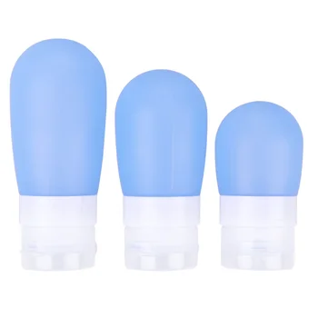 

1 Set 3pcs Portable Travel Lotion Dispenser Bottle Storage Container For Cosmetics Shampoo Body Wash Lotion (38ml + 60ml + 80ml