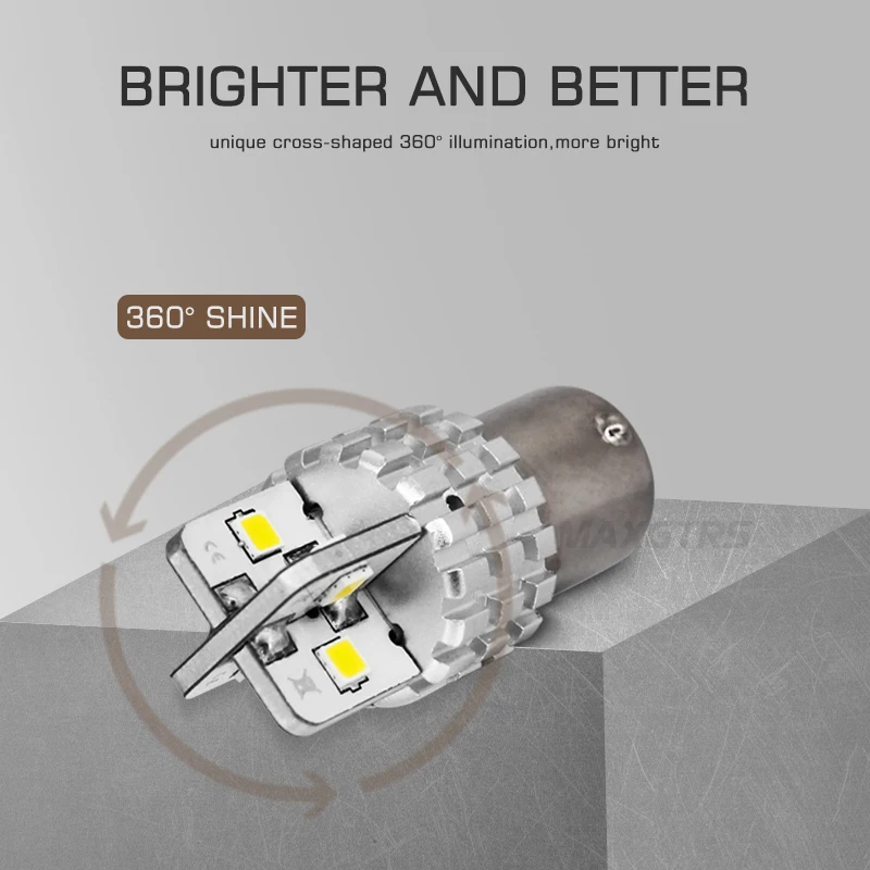 2x BA15S P21W 1156 светодиодный S25 3030 8SMD белый Abmer Автомобильный задний фонарь авто тормоз обратный поворот сигнальная лампа DRL задние парковочные лампы