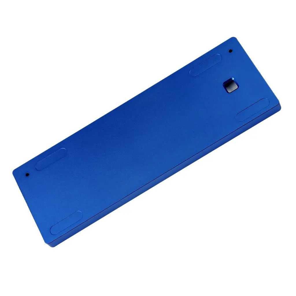 minila anodização cnc alu caso para teclado mecânico compatível poker