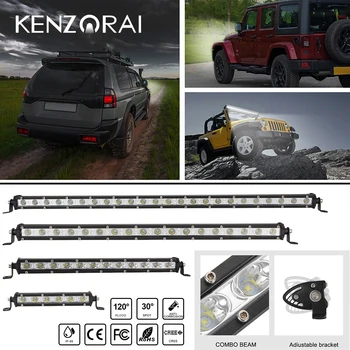 

8 14 20 26 Inch 18W 36W 54W 72W LED Light Bar LED Bar Work Light for Driving Offroad Car Tractor Truck 4x4 4WD SUV ATV 12V 24V