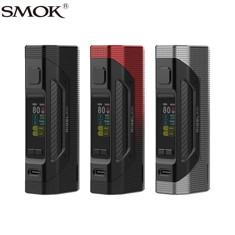 Оригинальный вейп-мод SMOK Rigel Mini 80 Вт с поддержкой 3 мл TFV9 Tank V9 электронная сигарета