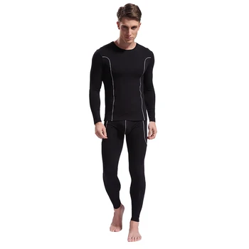 

New Men's Long Johns set bamboo fiber Breathable top and pant Thermar Underwear Comfortable long johns set