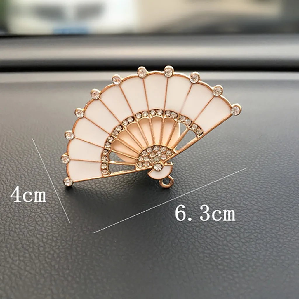 New Car Auto Air Aent Freshener 1PC Car Gift Air Outlet Fragrant Fan shape Freshener Diffuser 1002#20