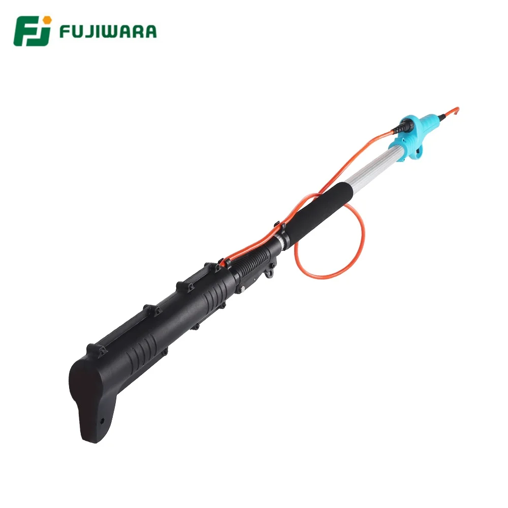 FUJIWARA Electric Pruning Shears 36V Lithium Branches Scissors 0-45mm High Branch Hedge Trimmer Extension rod 1.2-1.8m 5