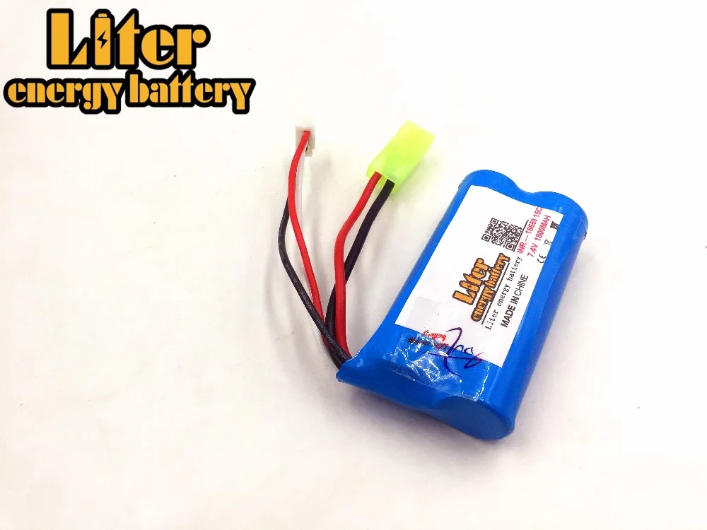 7,4 V 1800mah 15c 18650 литиевый блок питания 1800Mah аккумулятор для вертолета дистанционного управления