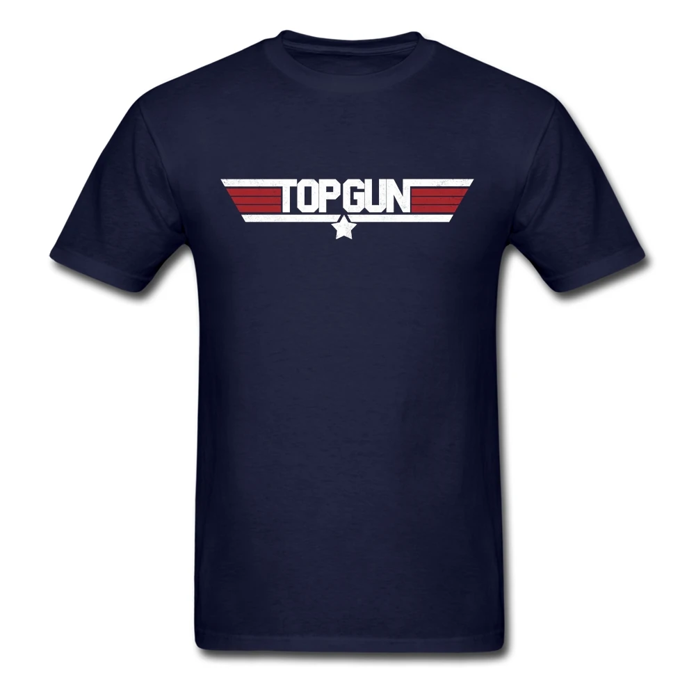 Новая крутая футболка Maverick Top Gun T рубашка большого размера пользовательские мужские футболки с коротким рукавом модная Хлопковая мужская футболка с круглым вырезом - Цвет: Navy
