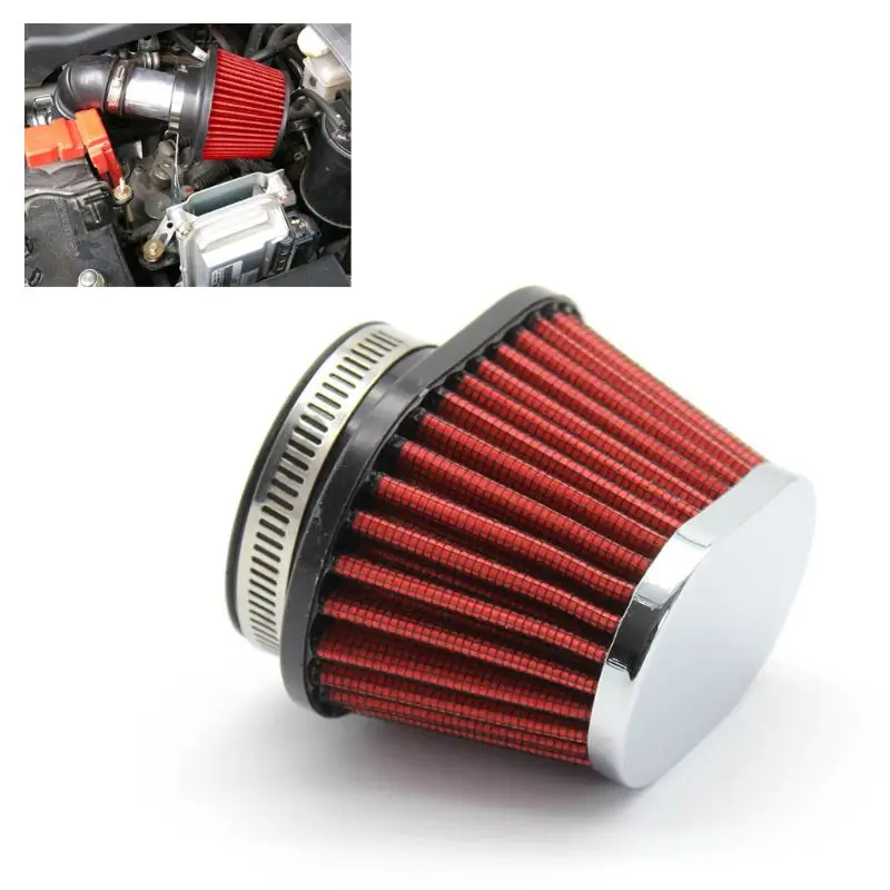 New 51/55/60mm Universal Motorcycle Air Filter Motor Car Motorbike Intake Modified Parts Minibike Auto Mushroom Head | Автомобили и
