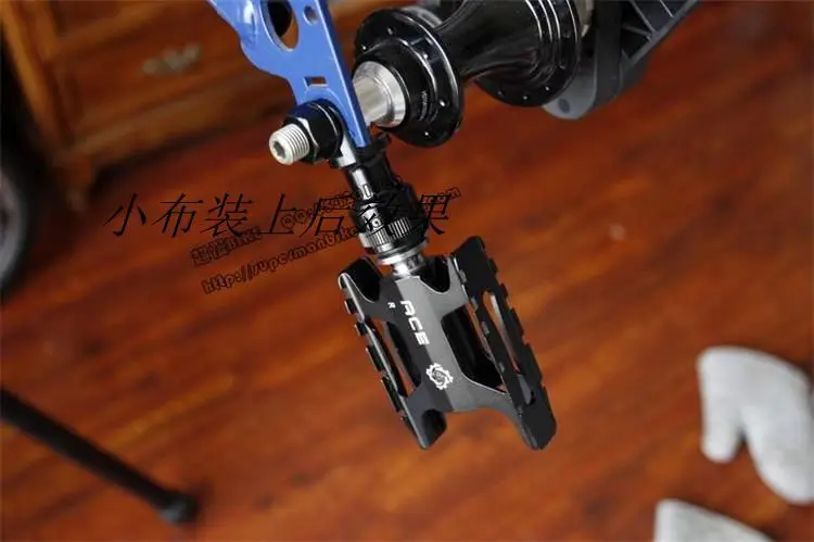 Brompton маленькая тканевая Складная велосипедная MKS педаль быстросъемная Пряжка поддержка установка база ACE педаль быстросъемная головка