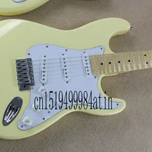 Электрогитара Scalloped Maple Fingerboard 22 Лады Профессиональный паз высокое качество Yngwie Malmsteen кремовые гитары@ 4