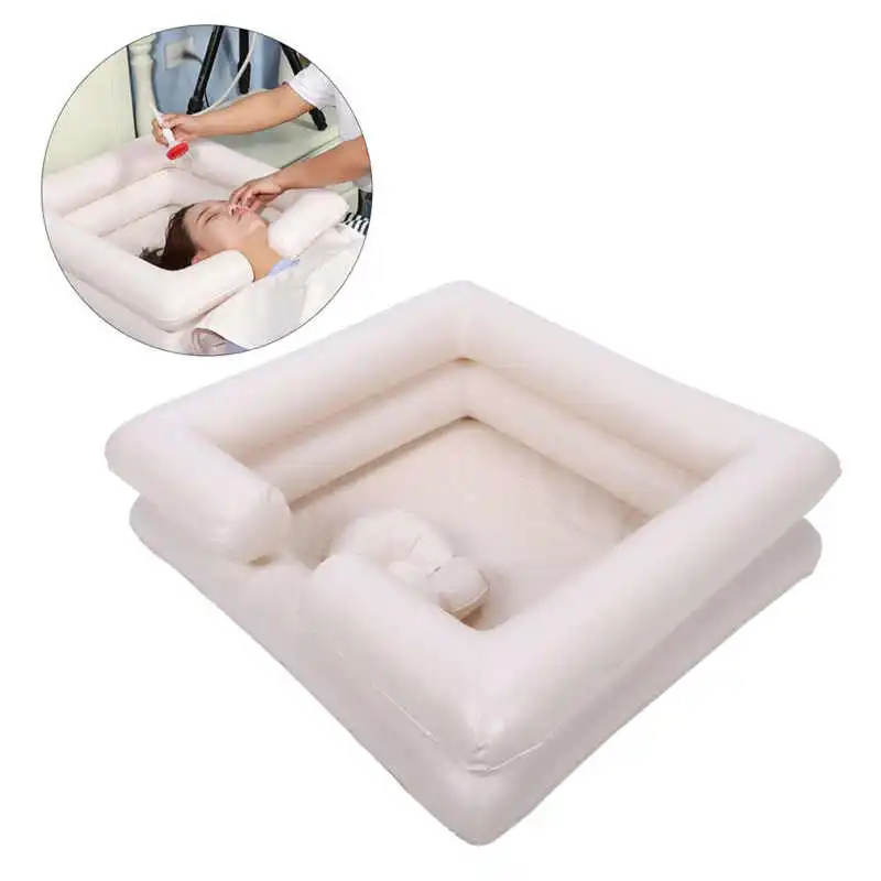 

Portable Wash Basins PVC Inflatable Shampoo Basin Kit for Elderly Disabled Pregnant Hair Washing Household Basin Baby Bath Tub