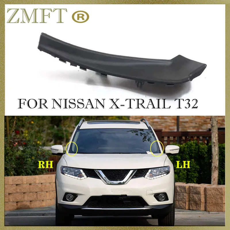 Car Front Windshield Wiper Side Trim Cover Hinge Cover For Nissan X-Trail T32 2014 2015