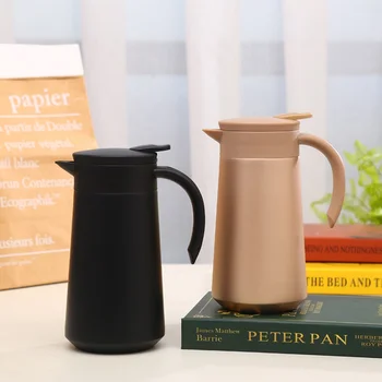 

Portable Stainless Steel Vacuum Flask with Handle Thermos Jug Insulated Coffee Mug Thermose Couple Water Cup Home Drinkware