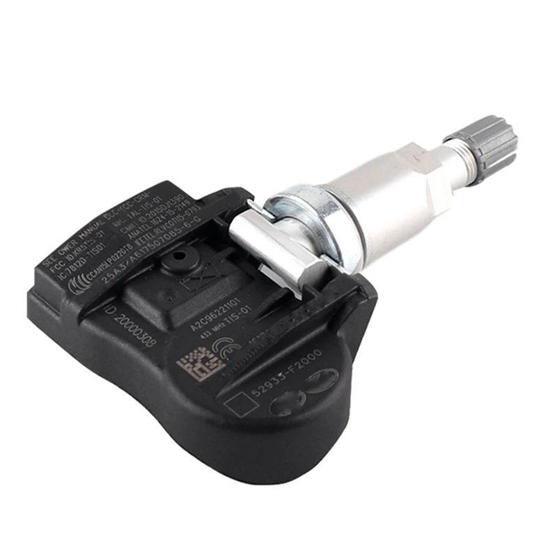 52933-F2000 52933F2000 для HYUNDAI- AVANTE KONA Электрический ELANTRA AD I30 N KAUAI ENCINO 433 МГц TPMS датчик давления в шинах