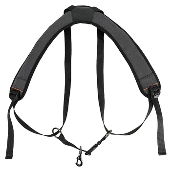 

New Adjustable Saxophone Neck Strap Nylon Cotton Shoulder Strap with Deluxe Metal Trigger Snap for Alto Tenor Sax