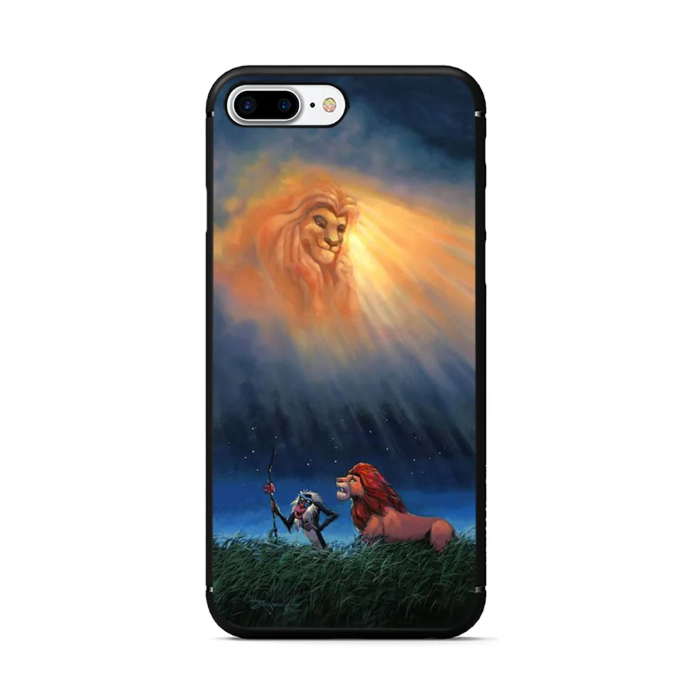 Le roi lion чехол для iphone 7 plus Мягкий ТПУ чехол для телефона iphone 6 7 6s 7 plus X XR XS MAX Lion King nala simba timon coque - Цвет: B4