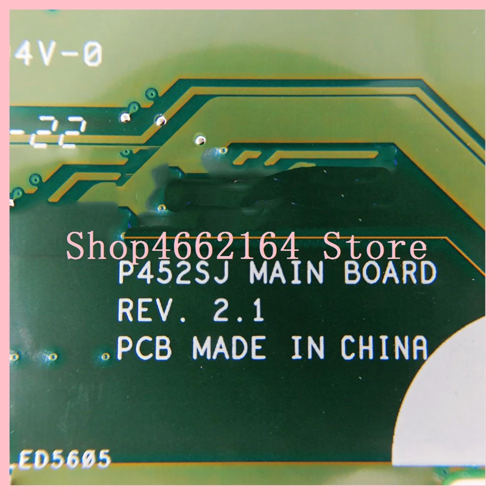 P452SA MB._ N3700 cpu P452SA материнская плата для ноутбука Asus P452S P452SJ P452SA материнская плата для ноутбука P452SA материнская плата Teste OK