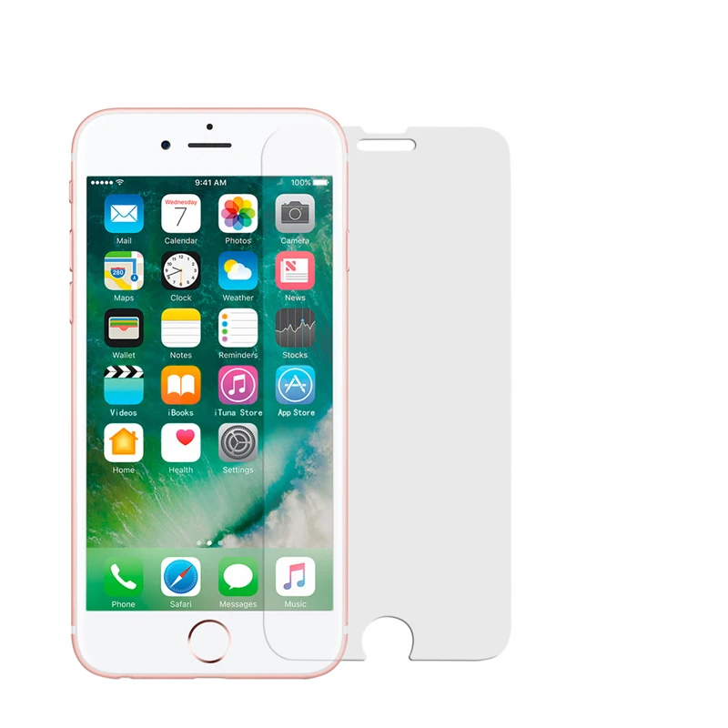 MOMAX ios phone 7 закаленная пленка против отпечатков пальцев высокая прозрачность протектор экрана телефона 8 HD Взрывозащищенная нано стеклянная пленка