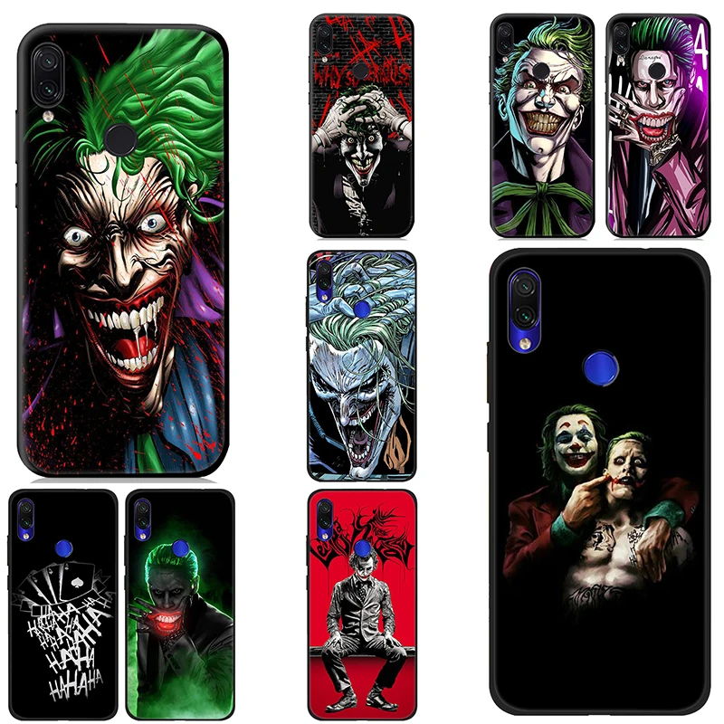 IYICAO Clown Joker Soft Case for Xiaomi Redmi K20 8A 7A 7 S2 6 Pro 5 Plus Go 5A 4X 4A Silicone |