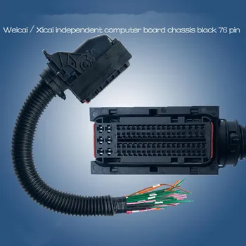 

1set 76 Pin/Way Computer Board ECU Connector Plug With Cable Wiring Harness 612650080075