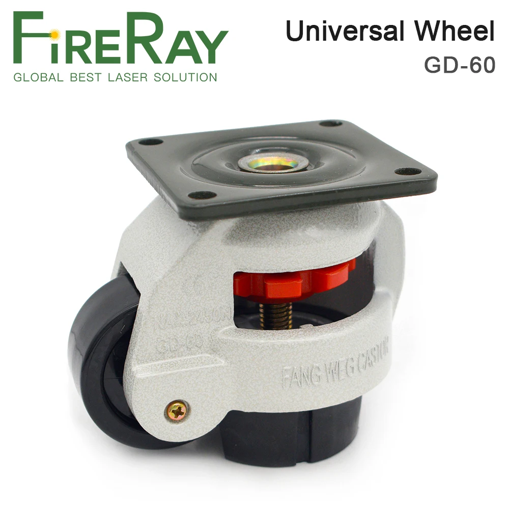 Универсальное колесо FireRay GD60 плоское дно и винтовой Тип для CO2 лазерной резки