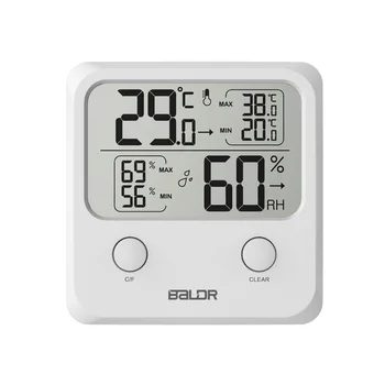 

Smart Electronic Thermometer Indoor Temperature Controller Clock Instruments Monitor Humidity Meter Humidity Indoor Clock