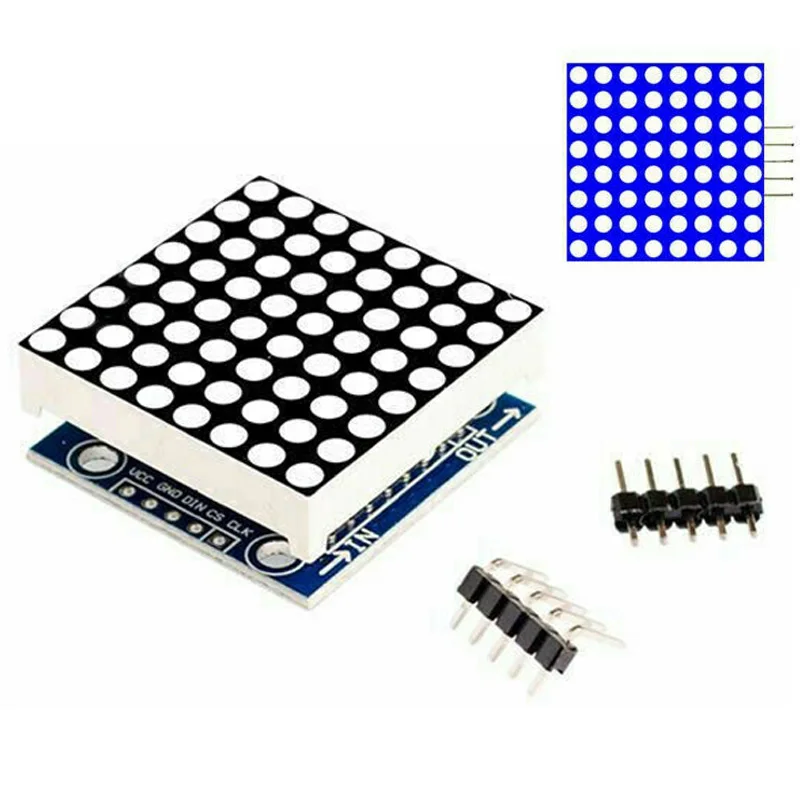 1 * MAX7219 точечный массив MCU светодиодный модуль дисплея замена для Arduino Raspberry