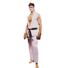 Manufacturers Direct Selling Costume Stage Play Cosplay White Street Fighter Adult Performance Costume