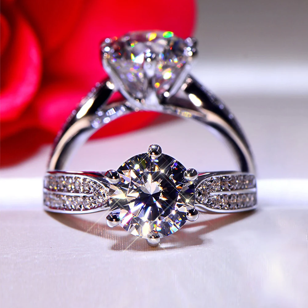 Huitan Luxury Square Shape Women Wedding Rings Brilliant Cubic Zirconia Elegant Bridal Marriage Ring Engagement Jewelry Hot Sale - Image 5