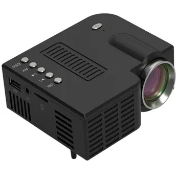

UC28C Portable Video Projector Home Theater Cinema Office Supplie Black/white LCD Mini Projector Media Player For Smart Phones