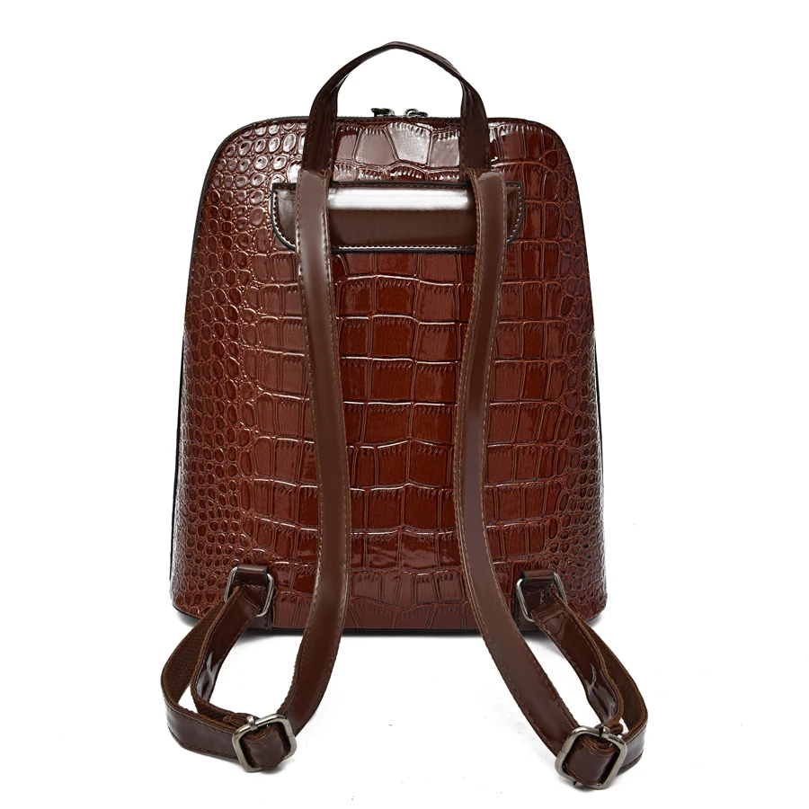 Высококачественные Женские Сумки из искусственной кожи, модные женские сумки, 6 шт. в комплекте, сумка на плечо, роскошная дизайнерская крокодиловая женская сумка для покупок