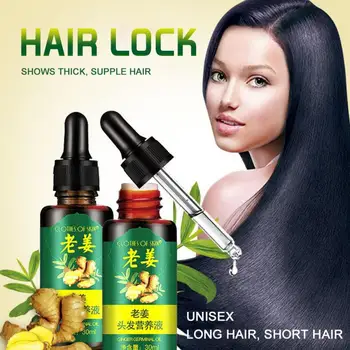 

Ginger Hair Fast Growth Essence Oil Effective Stop Hair Loss Treatment Liquid Hair Growth Care Serum Dropshipping TSLM2