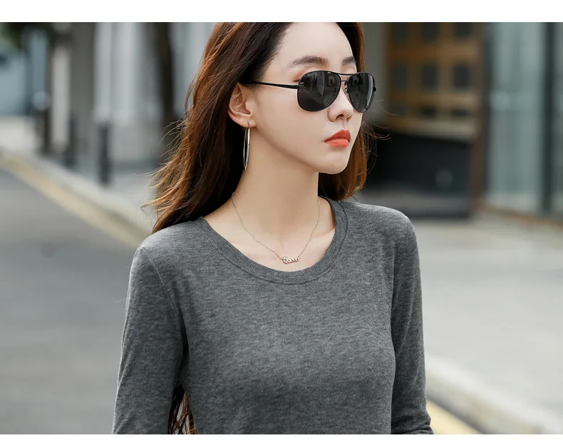 Autumn Winter Women T-Shirts Velvet Long Sleeve Keep Warm Lady Tee Tops White Black Tshirt yellow t shirt