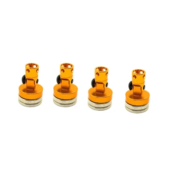 

4Pcs Alloy Magnetic Stealth Invisible Body Post Mount Contact Shell Column for 1/10 Rc Drift Car Traxxas Hsp Sakura Redcat Gold