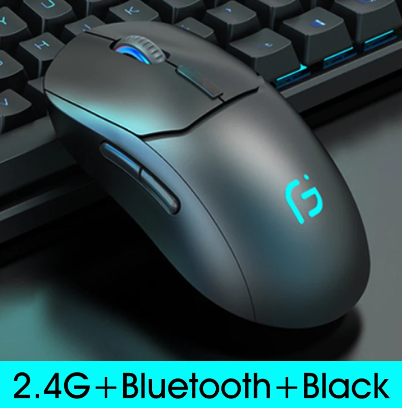 bluetooth computer mouse Rechargeable Wireless Bluetooth5.0 2.4G Receiver 2400DPI Dual Mode Computer Mouse Portable Noiseless Mice  For PC Laptop led gaming mouse Mice