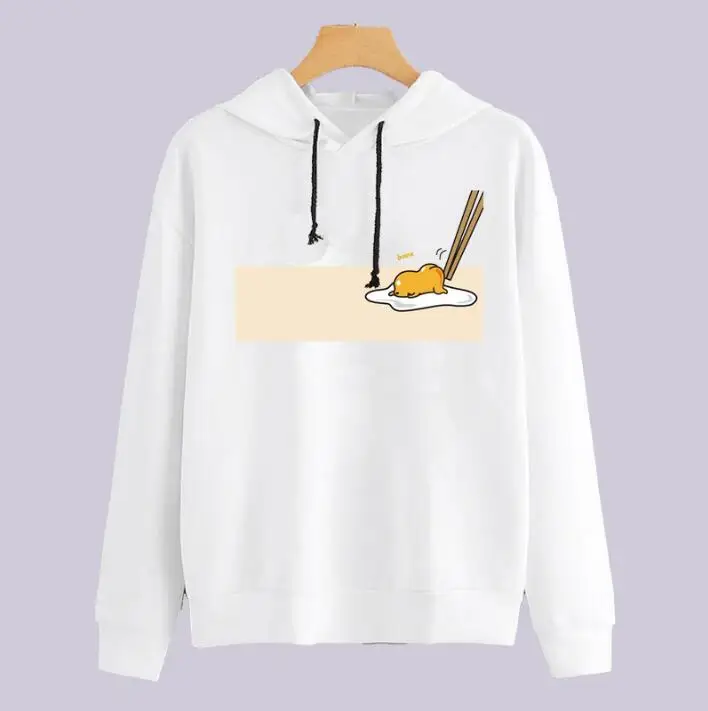Осенние женские толстовки gudetama, Женская толстовка с капюшоном, свитшоты с длинным рукавом, женские свитшоты, повседневные трендовые женские платья - Цвет: 2