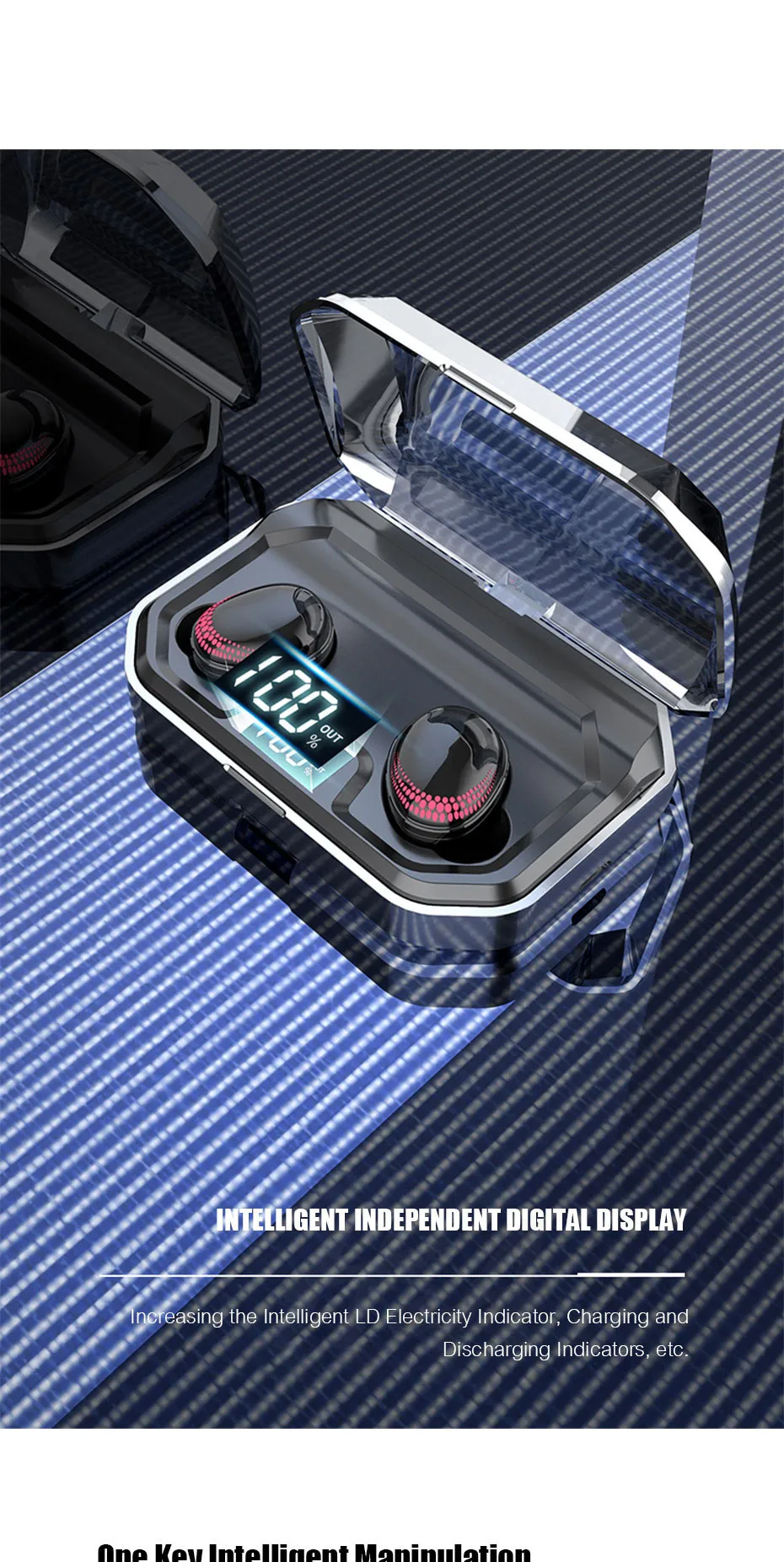 TWS Bluetooth V5.0 HIFI Беспроводные наушники 8D стерео спортивные наушники гарнитура с зарядным устройством микрофон для iPhone Xiaomi