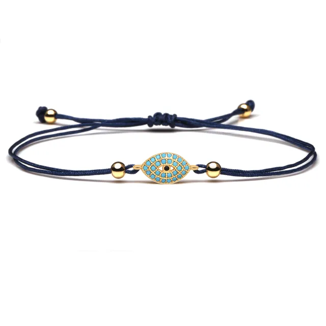 AAA 큐빅 그리스 구리 이블 아이 참 팔찌: 스타일과 보호의 완벽한 조화