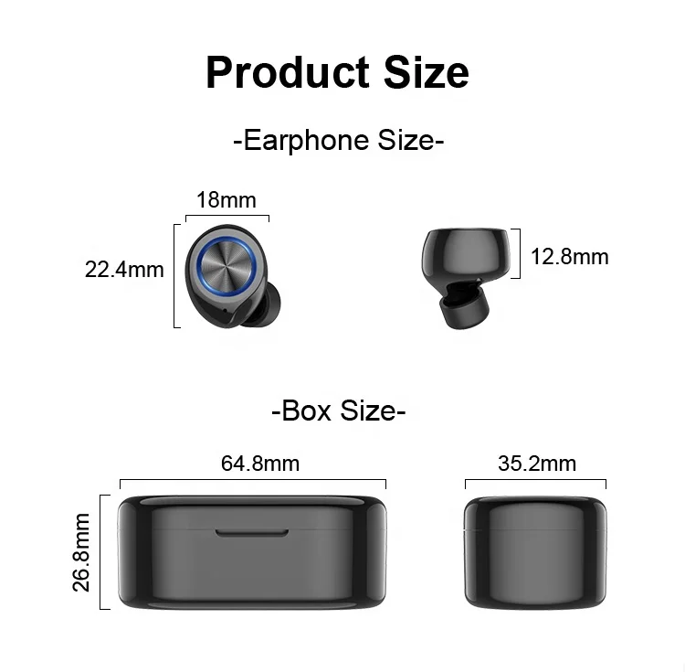 400mAh type c in case airdots top amazon vincent samsunging earbuds qcying in ear headset booming mic sports true wireless
