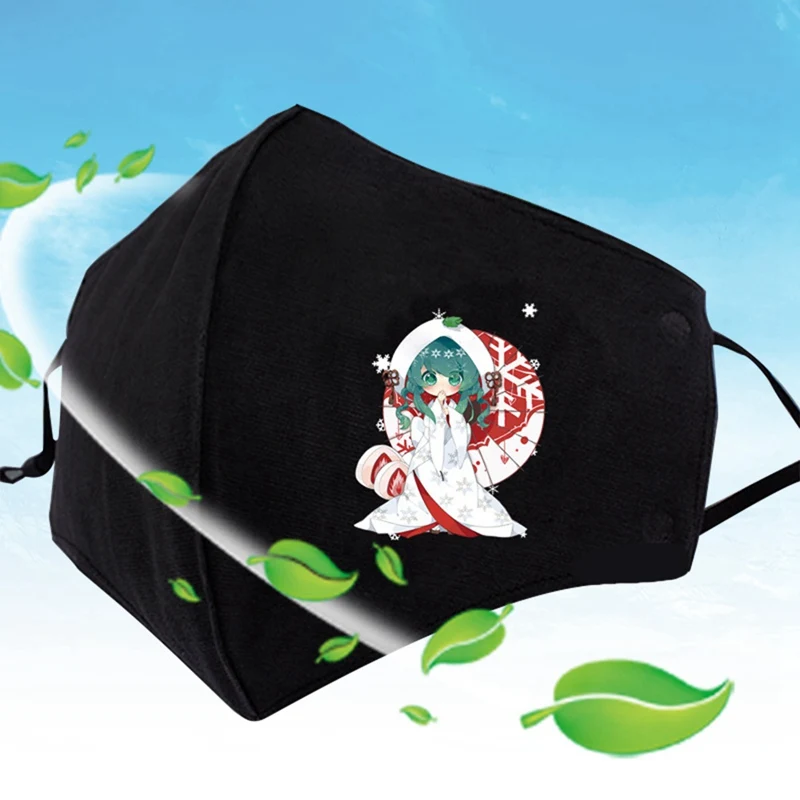 Демон убийца Kimetsu без Yaiba Рот Анти-пыль черный маски Boku без герой Косплэй маски