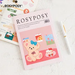 1 Set Kawaii Stationery Stickers Diary Planner Decorative Scrapbooking DIY Craft Stickers Dual-use Material Storage Book Vol.3