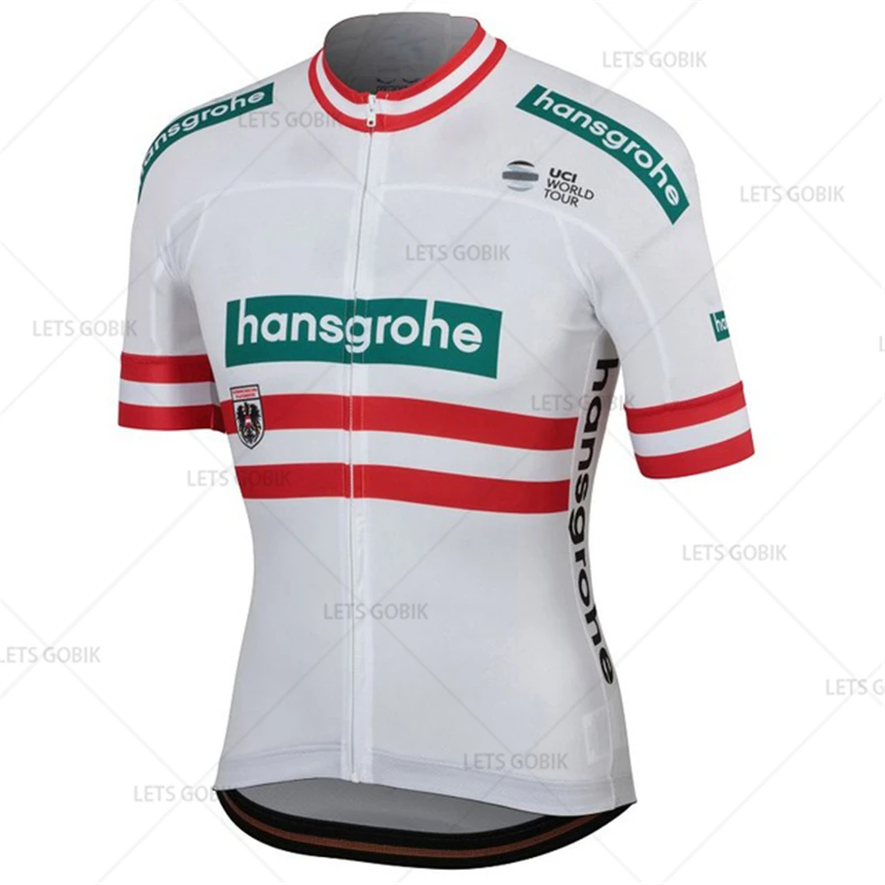 

2019 Boraing Hansgrohe Cycling Jersey Short Sleeve Cycling Shirt Bike Bicycle Clothes Clothing Ropa Ciclismo Summer Wear