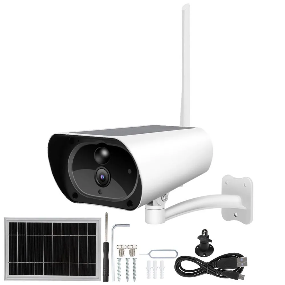 Ip-камера 1080P 4G, водонепроницаемая, солнечная панель, камера безопасности, для улицы, для дома, для наблюдения, ночного видения, PIR камера безопасности