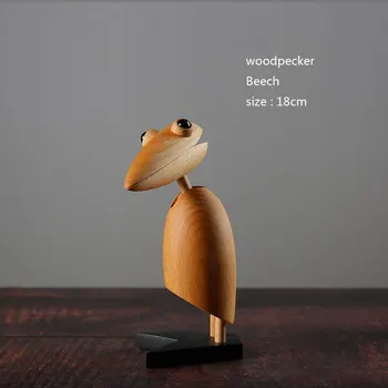 

Denmark Woodpecker Ornaments Creative Office Desktop Name Card Clip Hand Puppet Animal Furnishings Jewelry Gift