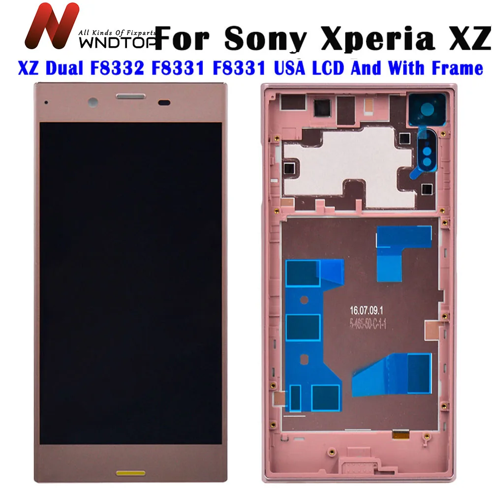 

5.2" LCD For Sony Xperia XZ Display Touch Screen Digitizer Assembly With Frame Replacement F8331 F8331 F8332 LCD For Sony XZ LCD