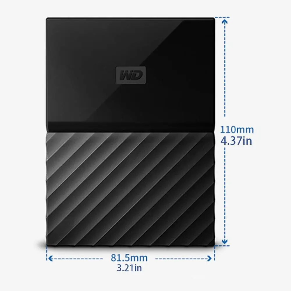 Western Digital Портативный HDD 1 ТБ USB 3,0 внешний жесткий диск с кабелем HDD с шифрованием для окна Mac