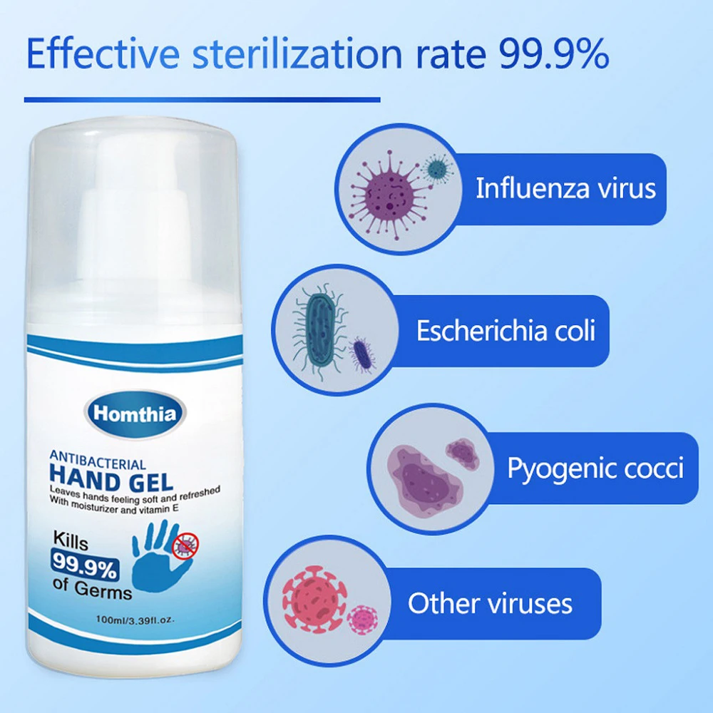 100ml Quick-drying Hand Sanitizer Gel Disposable Disinfection Gel Non-Washing Hand Cleaning Gel Portbale Wash-free Hand Wash Gel 100ml Quick-drying Hand Sanitizer Gel Disposable Disinfection Gel Non-Washing Hand Cleaning Gel Portbale Wash-free Hand Wash Gel