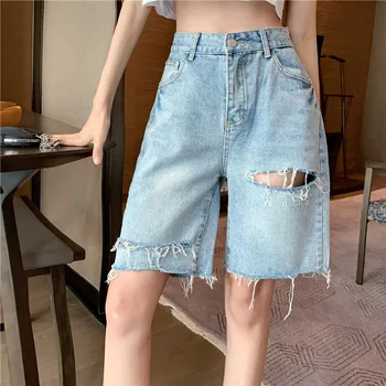 

2020 spring summer autumn new women fashion casual cute sexy shorts outerwear woman female OL jeans Aq81